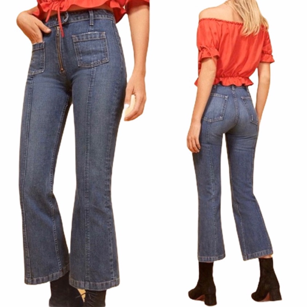NWT Reformation Elle Jean in Glacier size 30